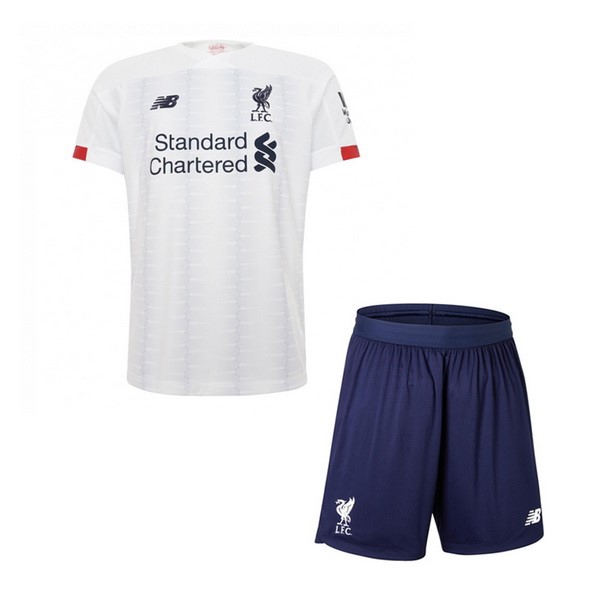 Camiseta Liverpool Segunda equipación Niño 2019-2020 Blanco